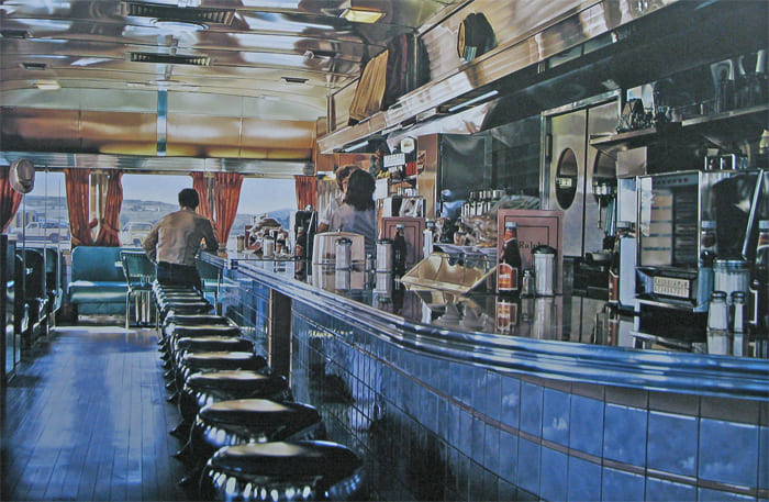 Raph´s Diner by Ralph Goings, hiperrealism.